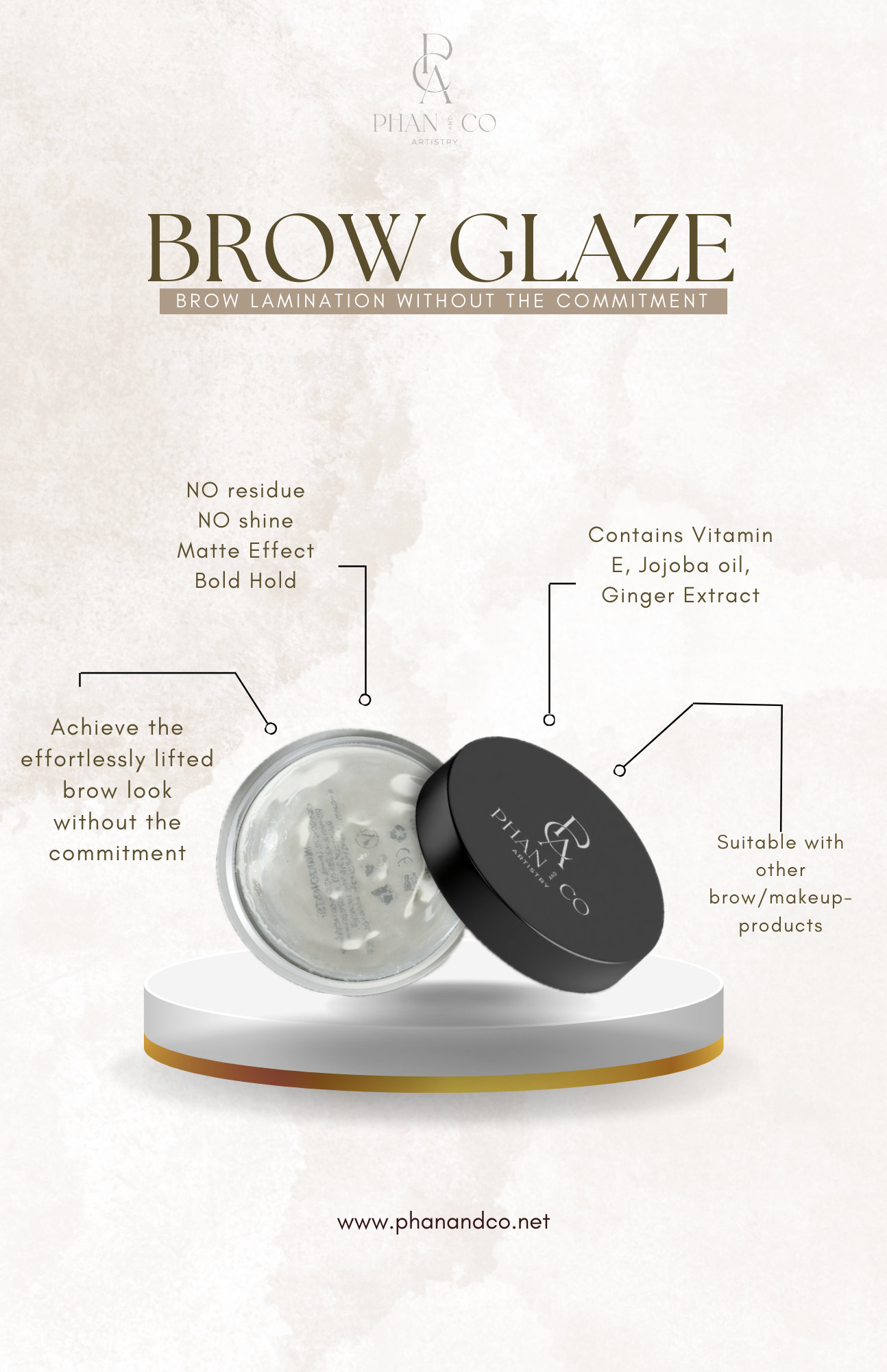 BROW GLAZE - Brow Lamination Without The Commitment