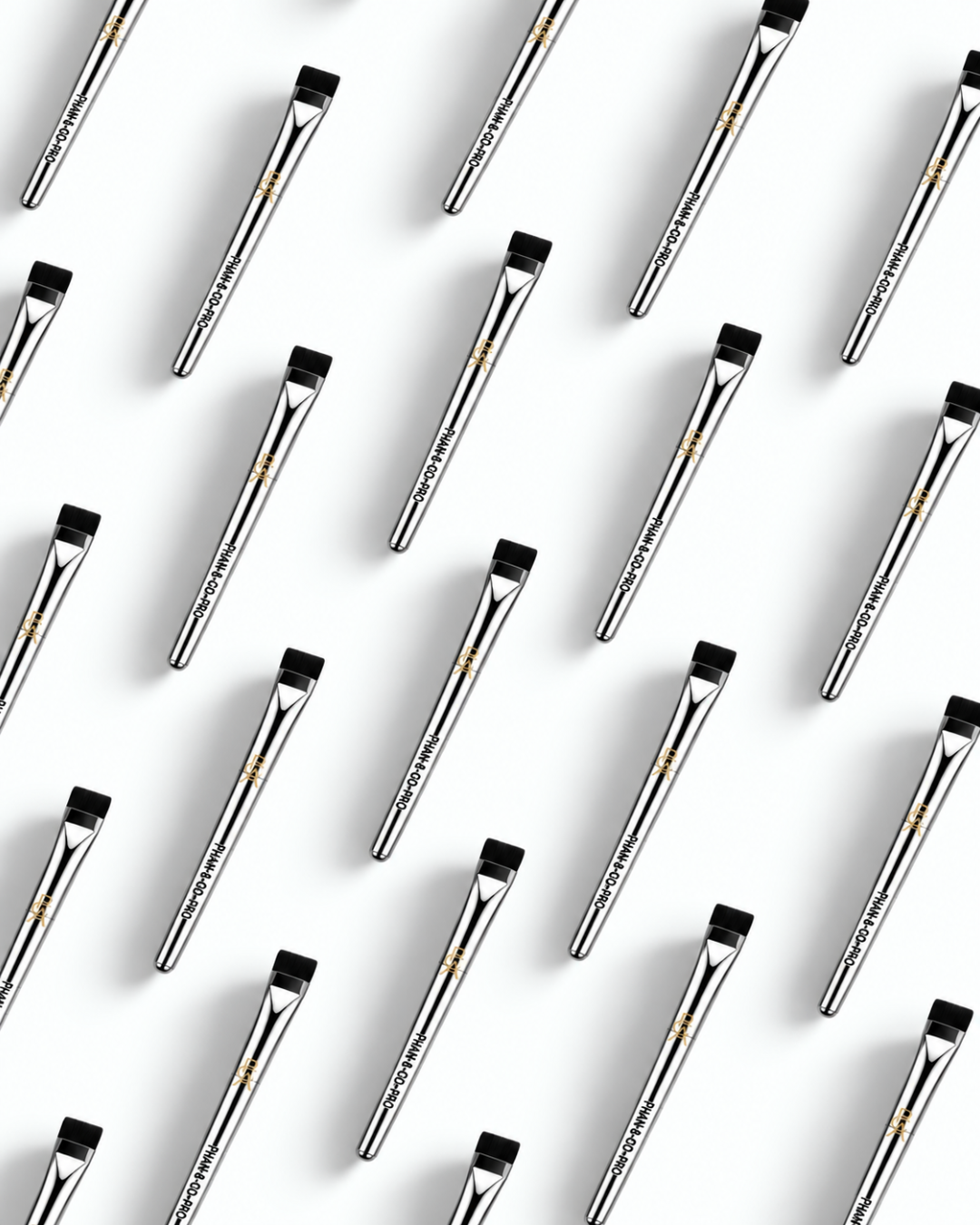 LUXE BRUSH COLLECTION: SET OF 3 ( ROUND, STRAIGHT & ANGLED)
